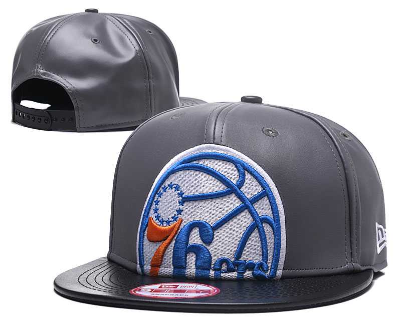 76ers Team Logo Gray Leather Adjustable Hat GS,We sell and wholesale 76ers Team Logo Gray Leather Adjustable Hat GS on line form chian!